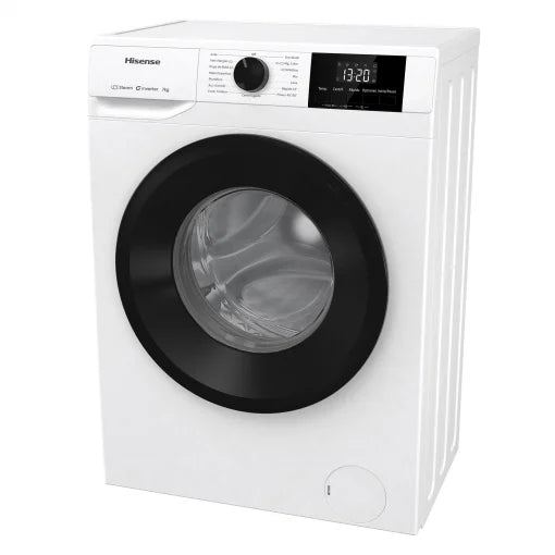 Lavadora Hisense WF1G7021BW, 7 kg - 1200 rpm, Eficiencia A++, Carga Frontal, Compacta, Ahorra Energía y Espacio